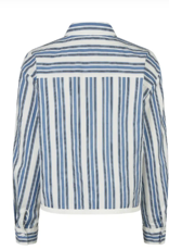 Marc Aurel Blouse Blauw Wit Streep
