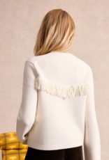 Leo&Ugo Vest Amalia Off White Fringe