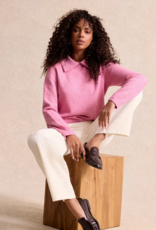 Leo&Ugo Pullover Polo Pailletten Pink