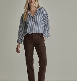 Para MI Pantalon Cindy Chino City Satin Deep Brown