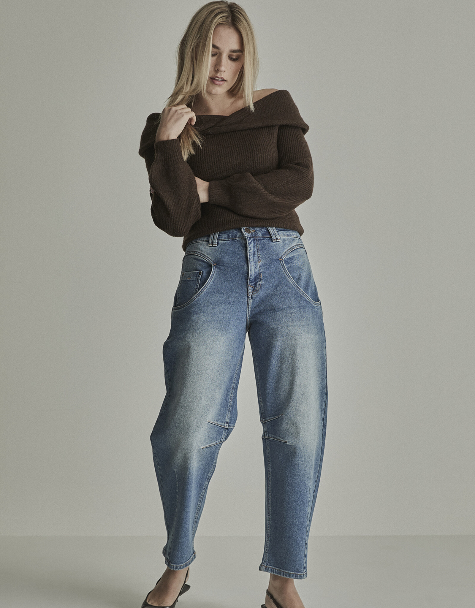 Para MI Jeans  Olivia O-Shape Vintage Stone Regular