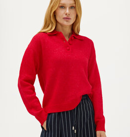 Josephine &CO Cielo Polo Pullover Red