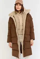 Moscow Jas Vally Met Capuchon Dons Cognac