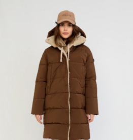 Moscow Jas Vally Met Capuchon Dons Cognac