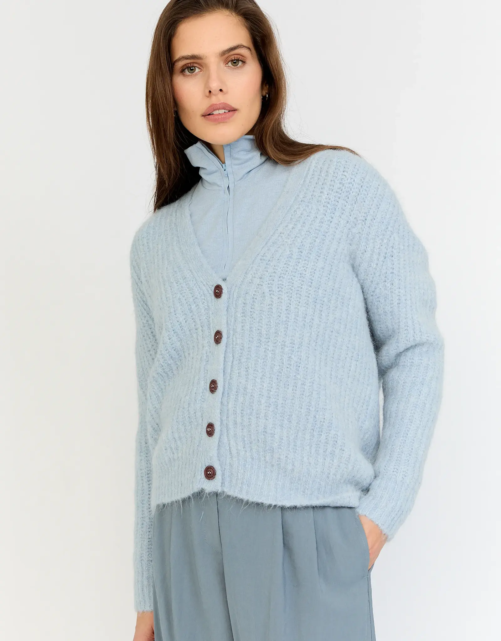 Moscow Vest Teddy Ice Blue