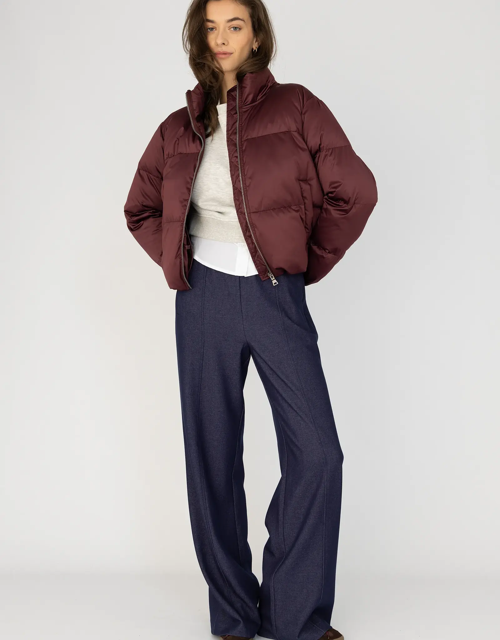 Anna Blue Jack Eliv Gewatteerd Bordeaux