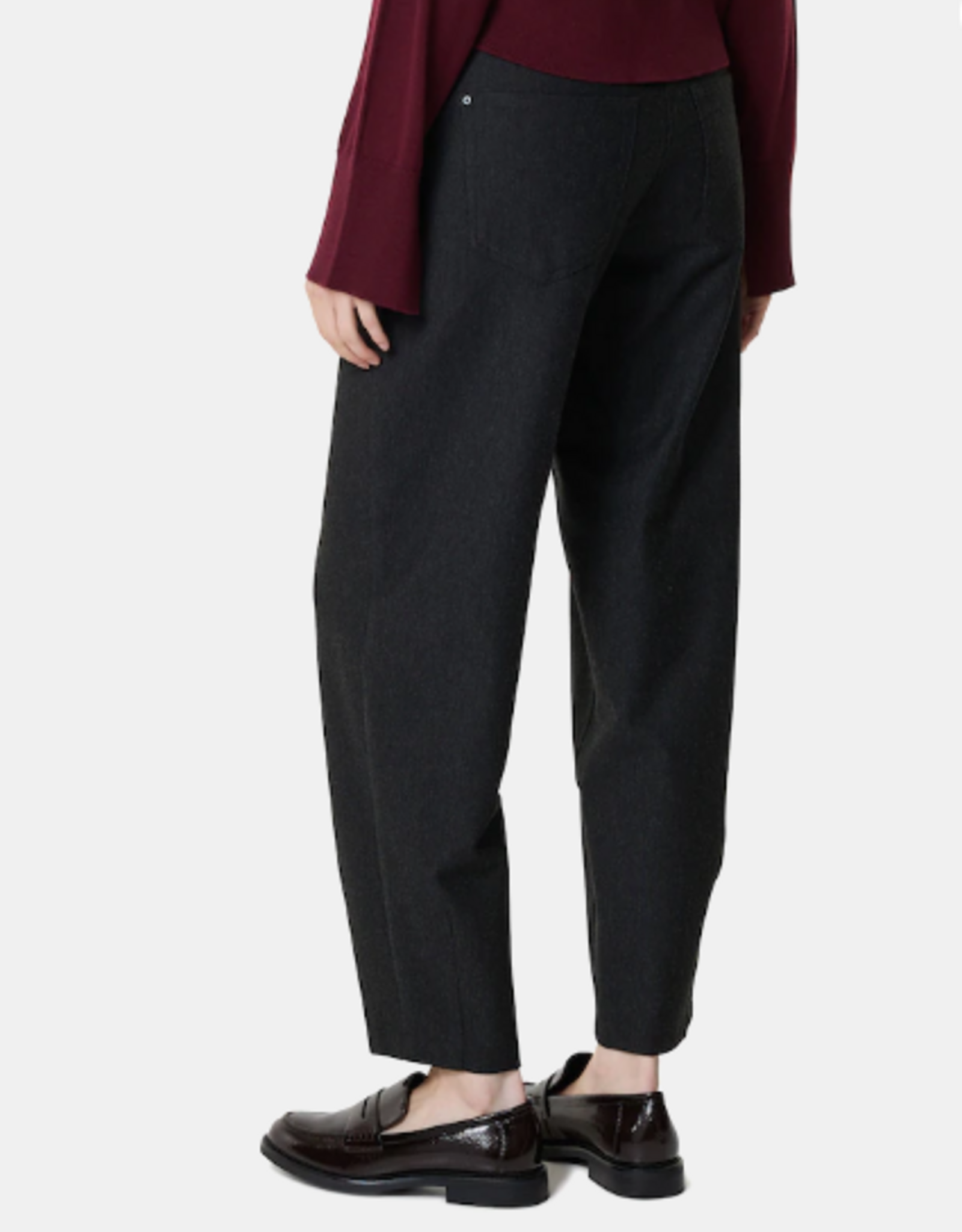 Cambio Pantalon Elin Jogg Long Dark Grey Melange