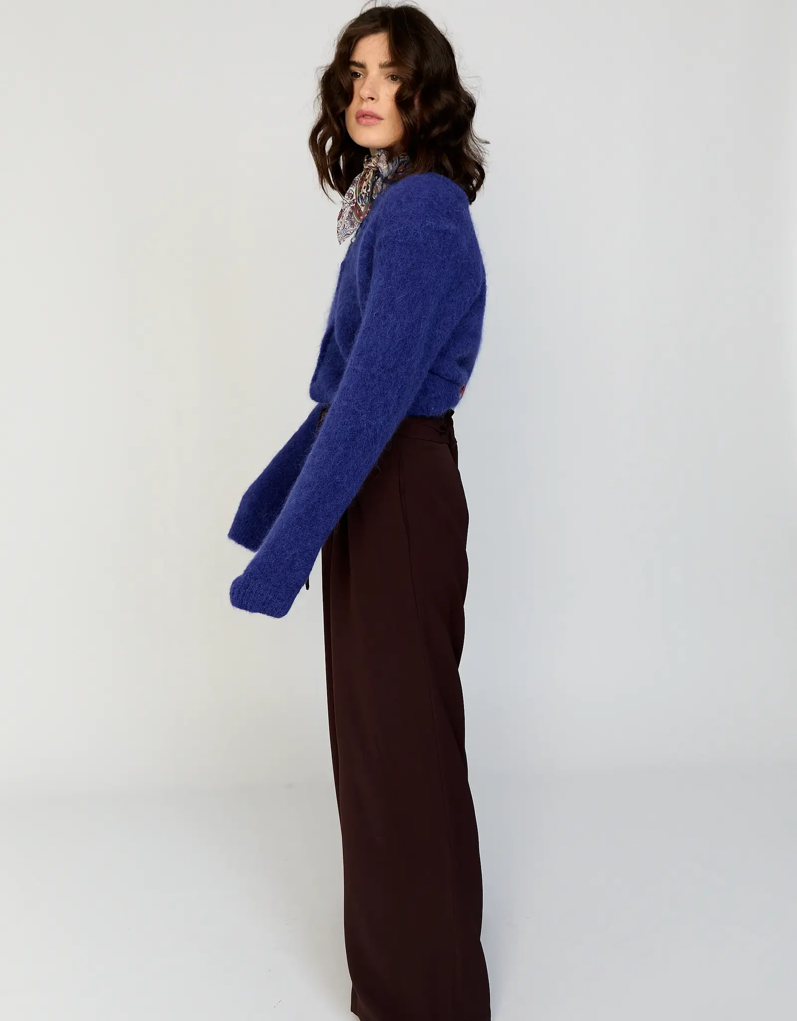 Bellamy Vest Thori R-Hals China Blue Solid