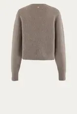 Bellamy Pullover Thine R-Hals Taupe Solid