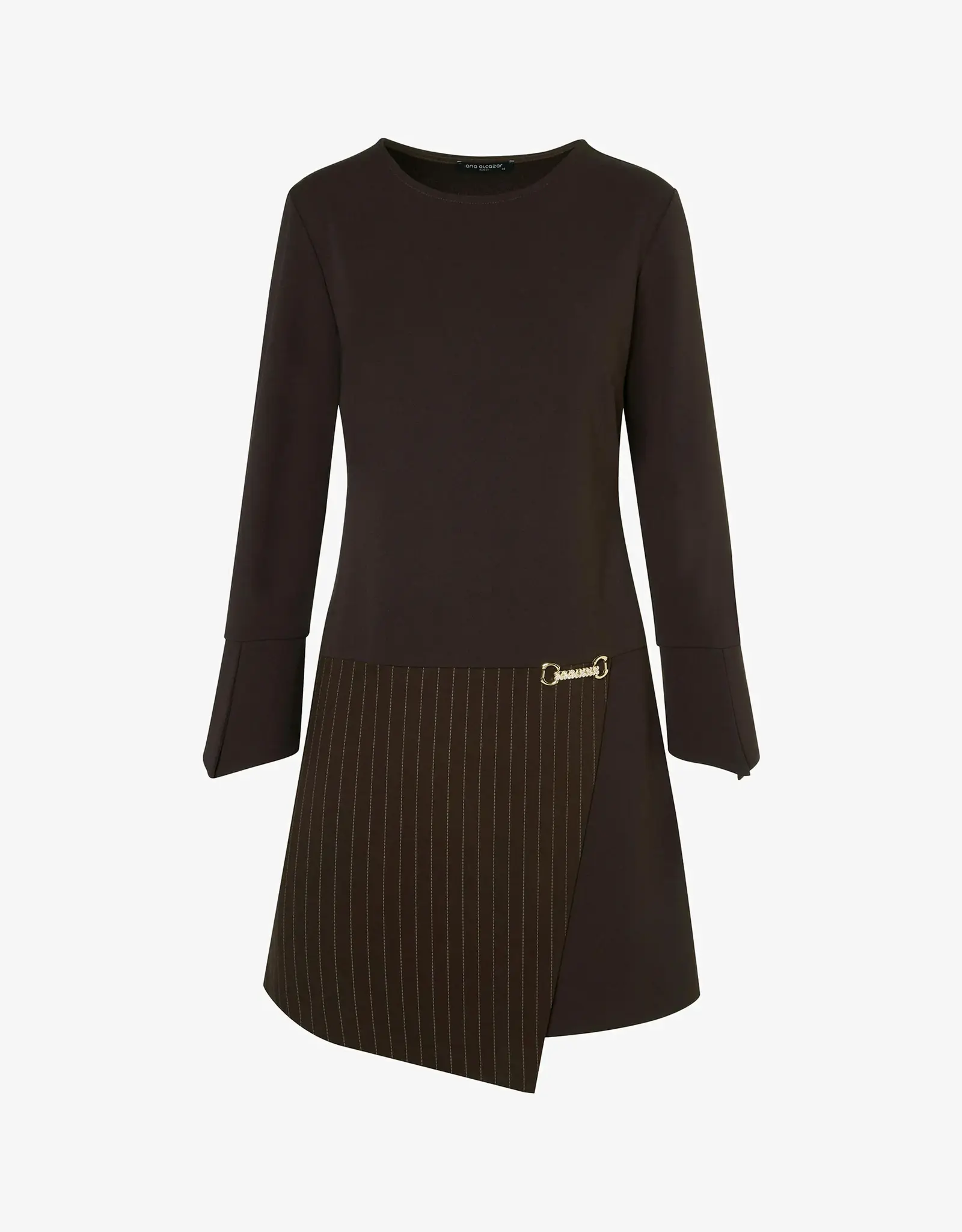 Ana Alcazar Jurk TOO PIECES LOOK Jurk Choco