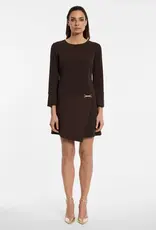 Ana Alcazar Jurk TOO PIECES LOOK Jurk Choco