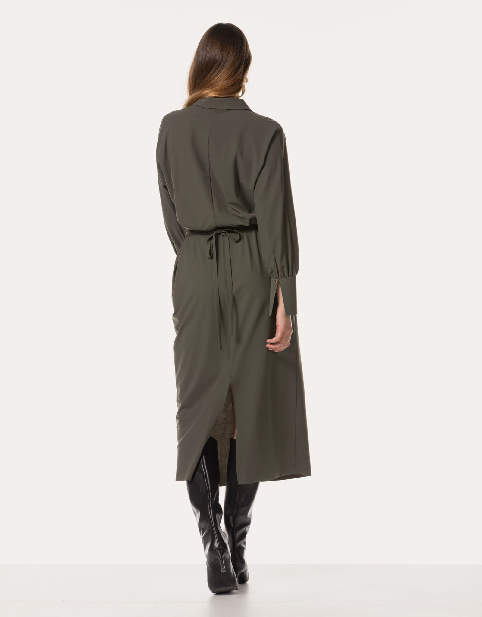 JapanTKY Sika Jurk Olive Night