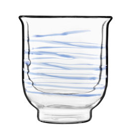 Luigi Bormioli Thermic glass drink - 2 Beker Asagao thee blauw