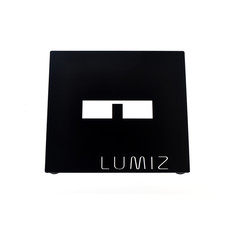 LUMIZ Lumiz metalen plaat - 20 cm - zwart