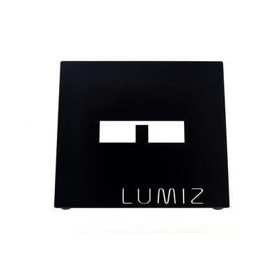 LUMIZ Lumiz metalen plaat - 20 cm - zwart