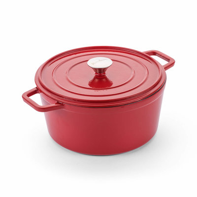 Rosmarino Gietijzeren Pan - Rood - 26cm