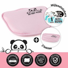 Vitapur My first Panda Pillow Babykussen - Roze