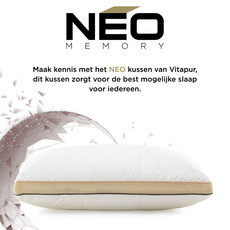 Vitapur NEO Hybride Memory Foam Kussen - 40x80 cm