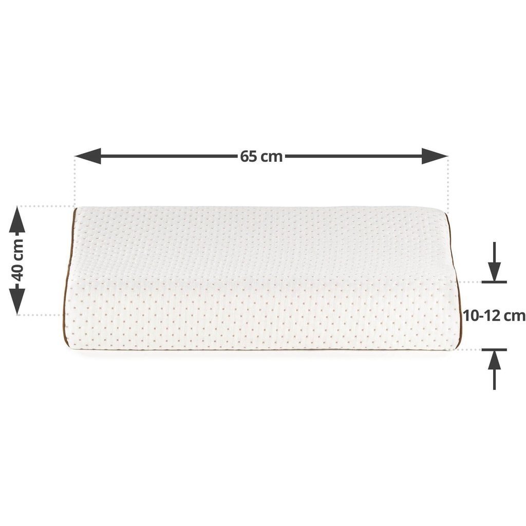 Vitapur Anatomisch Latex Hoofdkussen XL - 60x40 cm