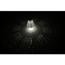 LUMIZ Lumiz - Solar Lampion Paisley Tulip - 20 cm - Silver