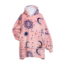 Vitapur Hoodie deken + sokken - Carrol Roze