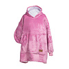 Hoodie deken + sokken - Roze