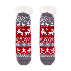Vitapur Hoodie deken + sokken - Rood Kerst