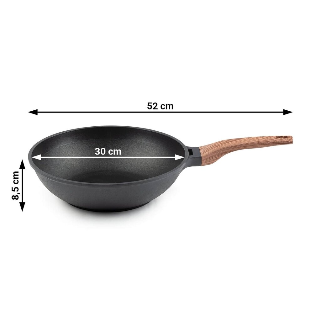 Rosmarino Black Line Koekenpan 28cm + wokpan 30cm