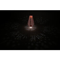 LUMIZ Solar Lampion Fan Drop - 28 cm - Oranje