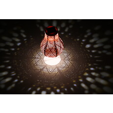 LUMIZ Solar Lampion Ikat Bulb - 16 cm - Oranje