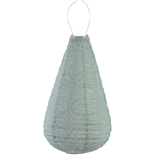 LUMIZ Solar Lampion Tigres Drop - 28 cm - Licht Groen