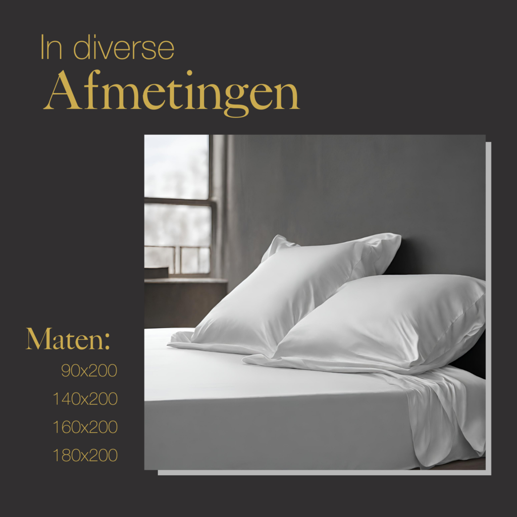 Ten Cate Premium 100% Katoen Satijnen Hoeslaken White Whisper