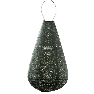 LUMIZ Solar Lampion Spectare Drop - 28 cm - Sage Green