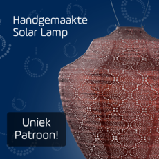 LUMIZ Solar Lampion Bazaar Crown - 40 cm - Koper