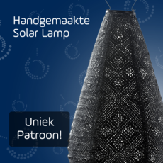 LUMIZ Solar Lampion Topaze Drop - 28 cm - Donker Grijs