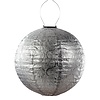 Solar Lampion Lace Rond - 30 cm - Zilver