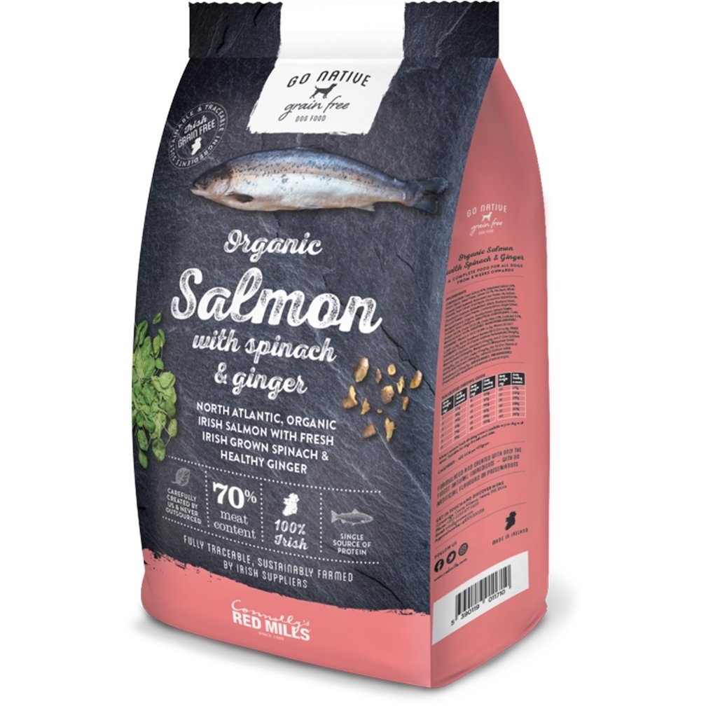 ZALM MET SPINAZIE EN GEMBER