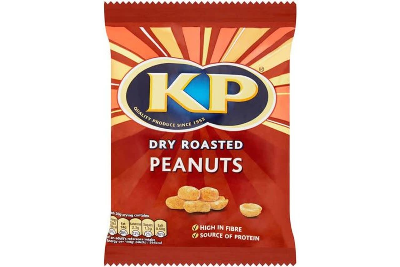 KP KP Dry roasted peanuts 50g Made In England