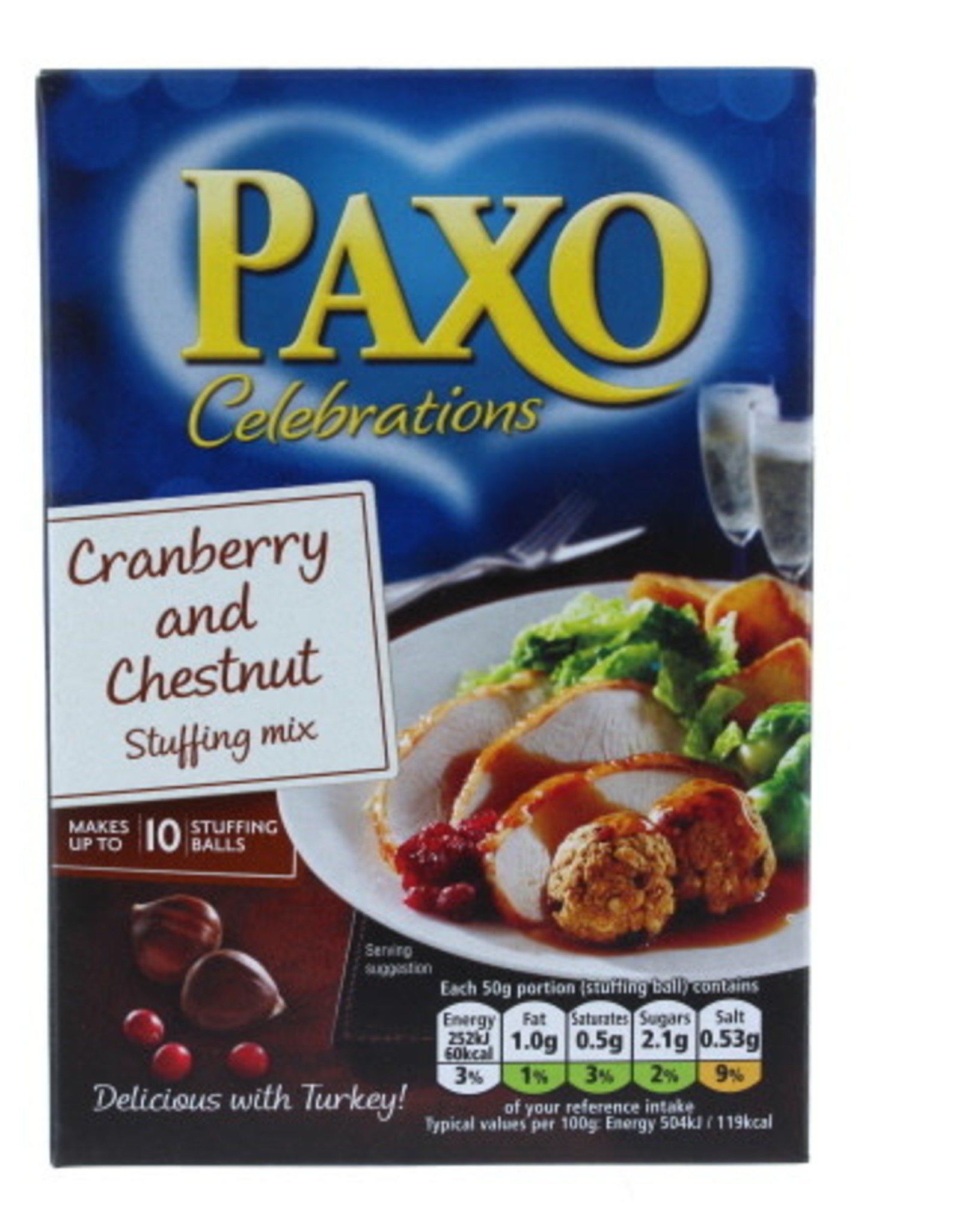 Paxo Paxo Chestnut & Cranberry Mix 170 g