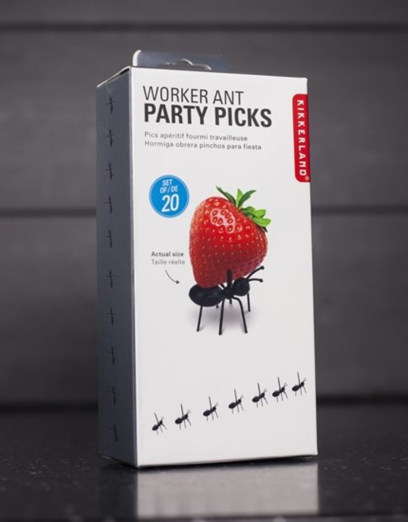 Kikkerland Party Picks Worker Ants
