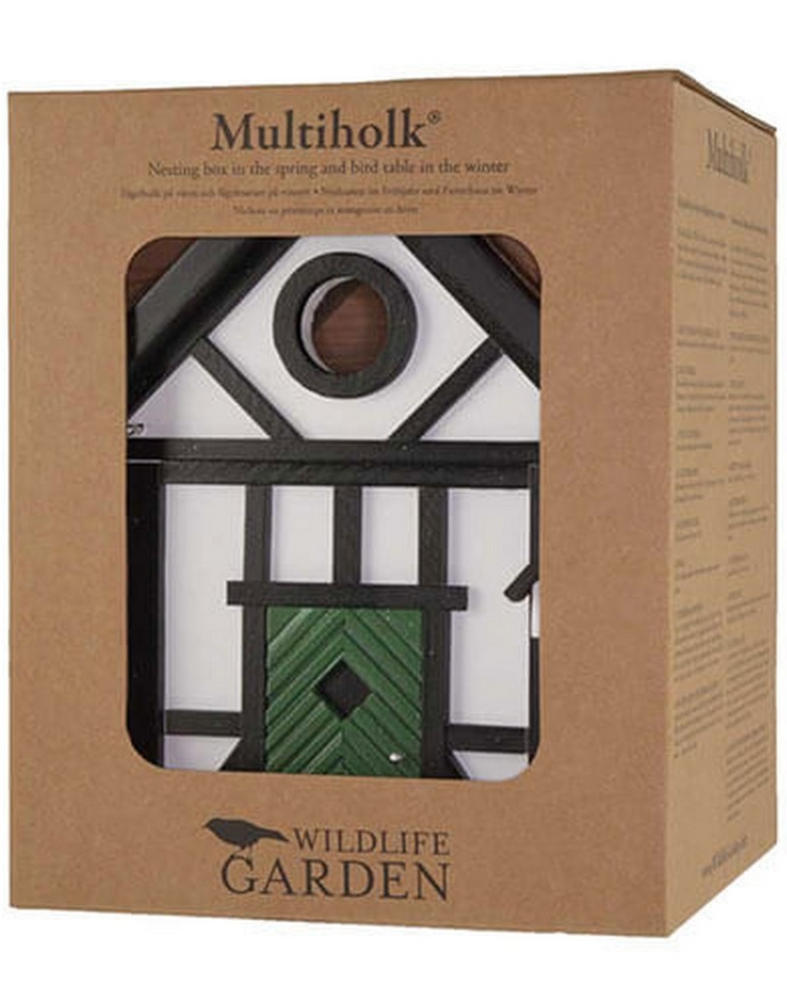 Wildlife Garden Vogel- en  voederhuisje Multiholk Half Timber