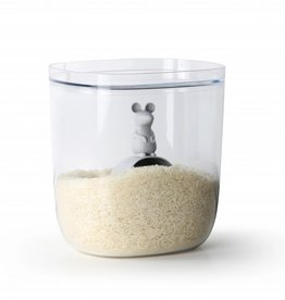 Qualy Voorraadpot Lucky Mouse 3.5 L  + Maatlepel