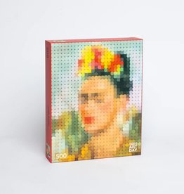 Today Is Art Day Puzzel Frida Pixel Art