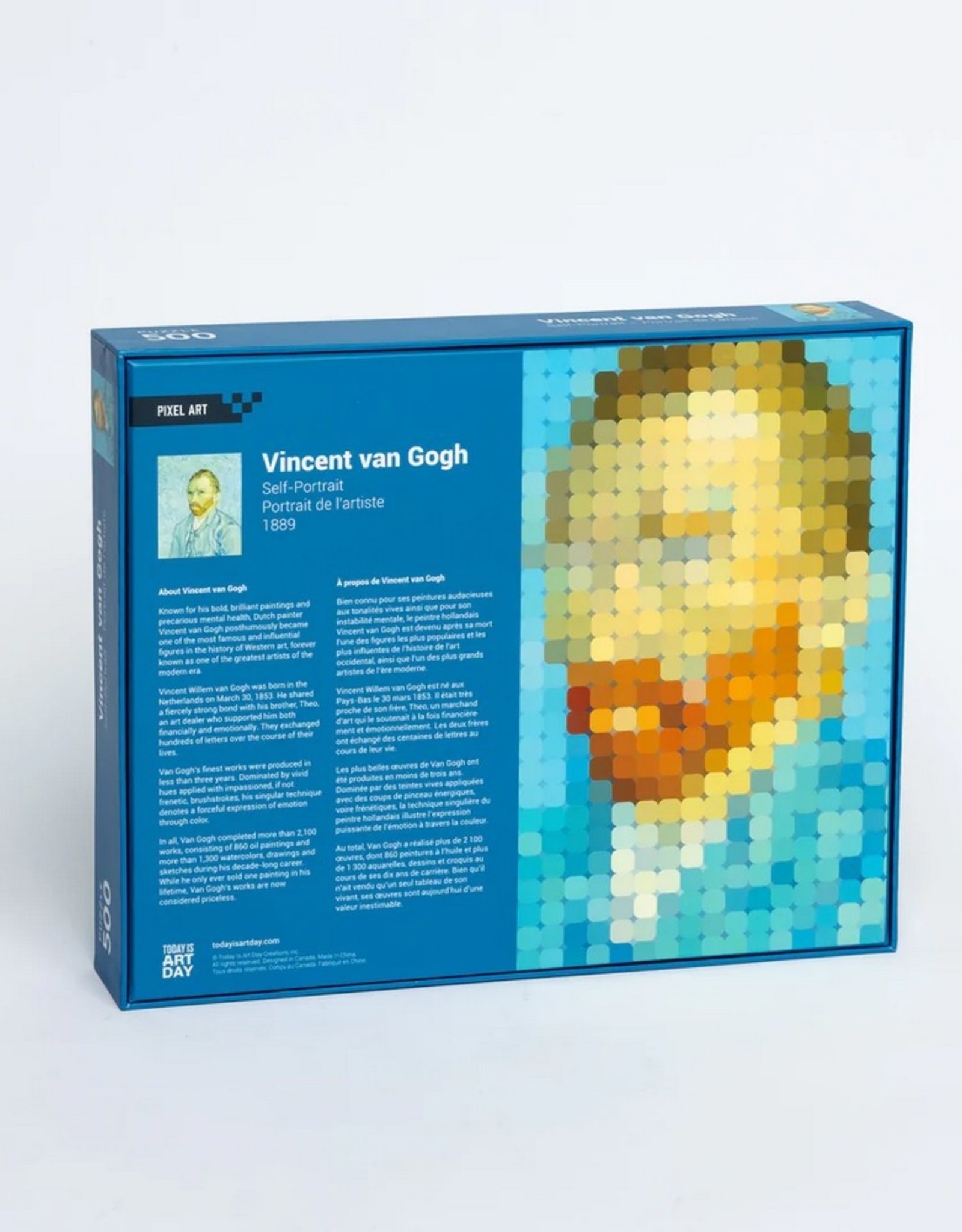 Today Is Art Day Puzzel Van Gogh Pixel Art