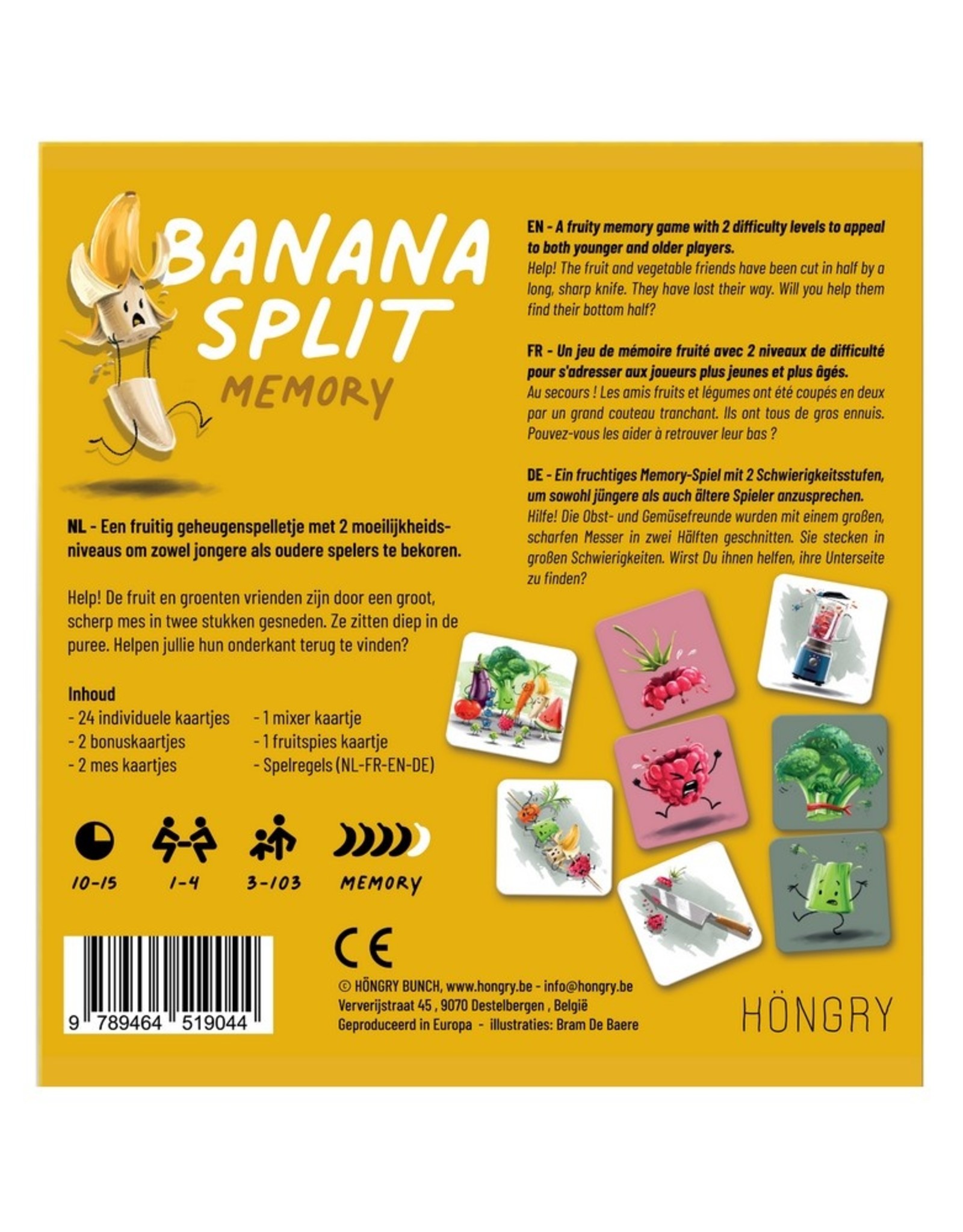 Höngry playful fruit & veg Banana Split Memory