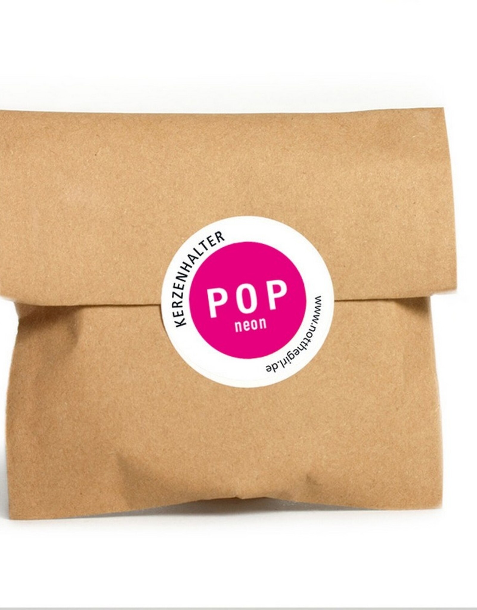 Not the girl Kaarsenstandaard POP Roze Neon