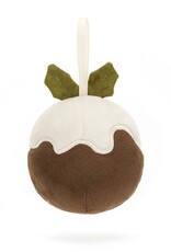 Jellycat Kerstboomhanger Festive Folly Christmas Pudding Jellycat Kerstboomhanger Festive Folly Christmas Pudding