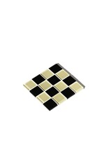 Studio Matrix Coaster Chess Beige Zwart