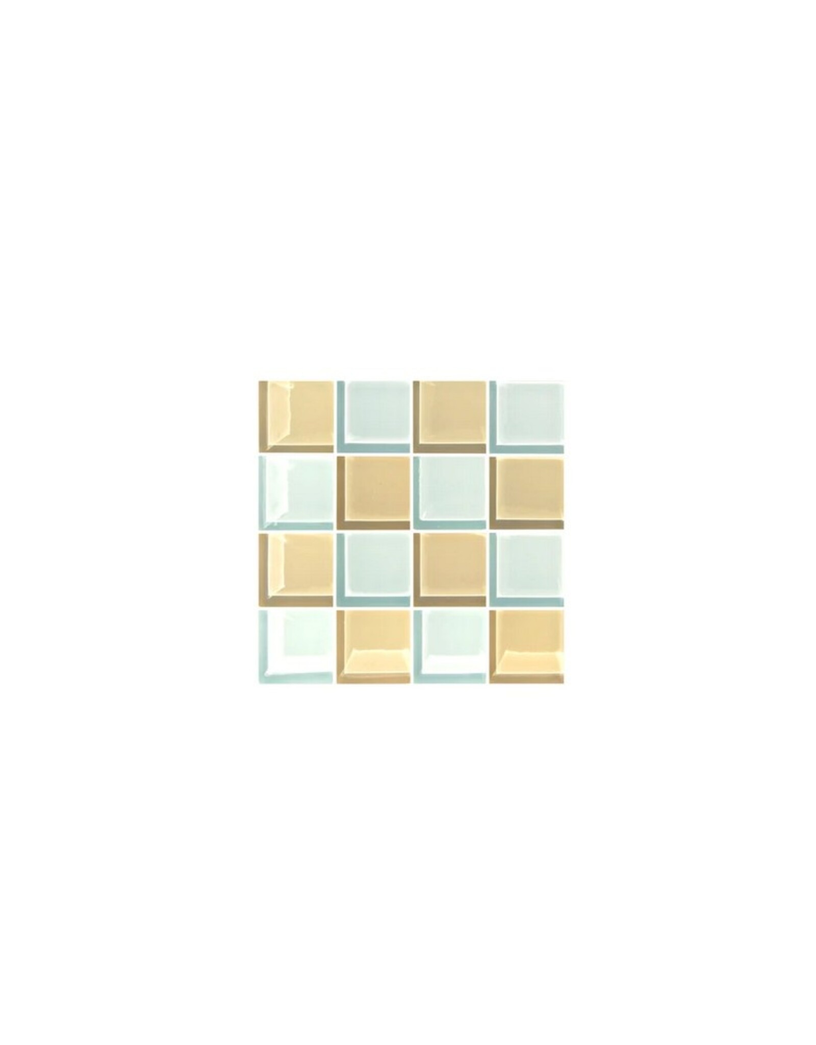 Studio Matrix Coaster Chess Wit Beige