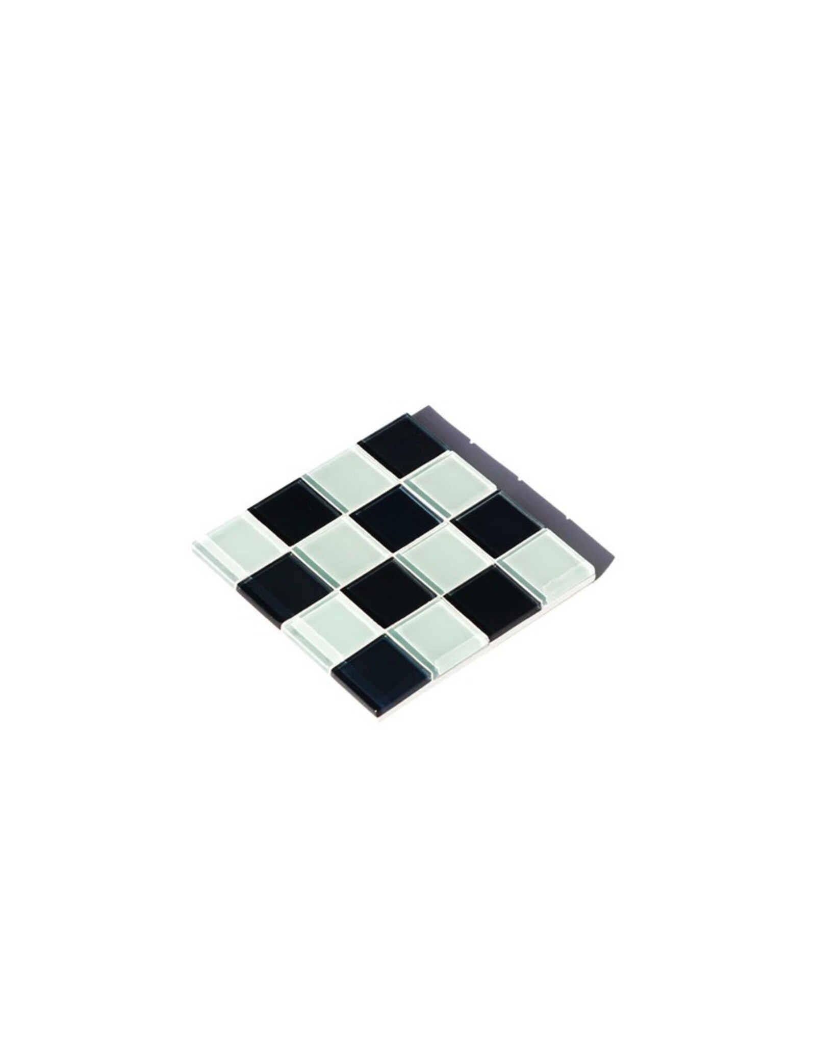 Studio Matrix Coaster Chess Wit Zwart